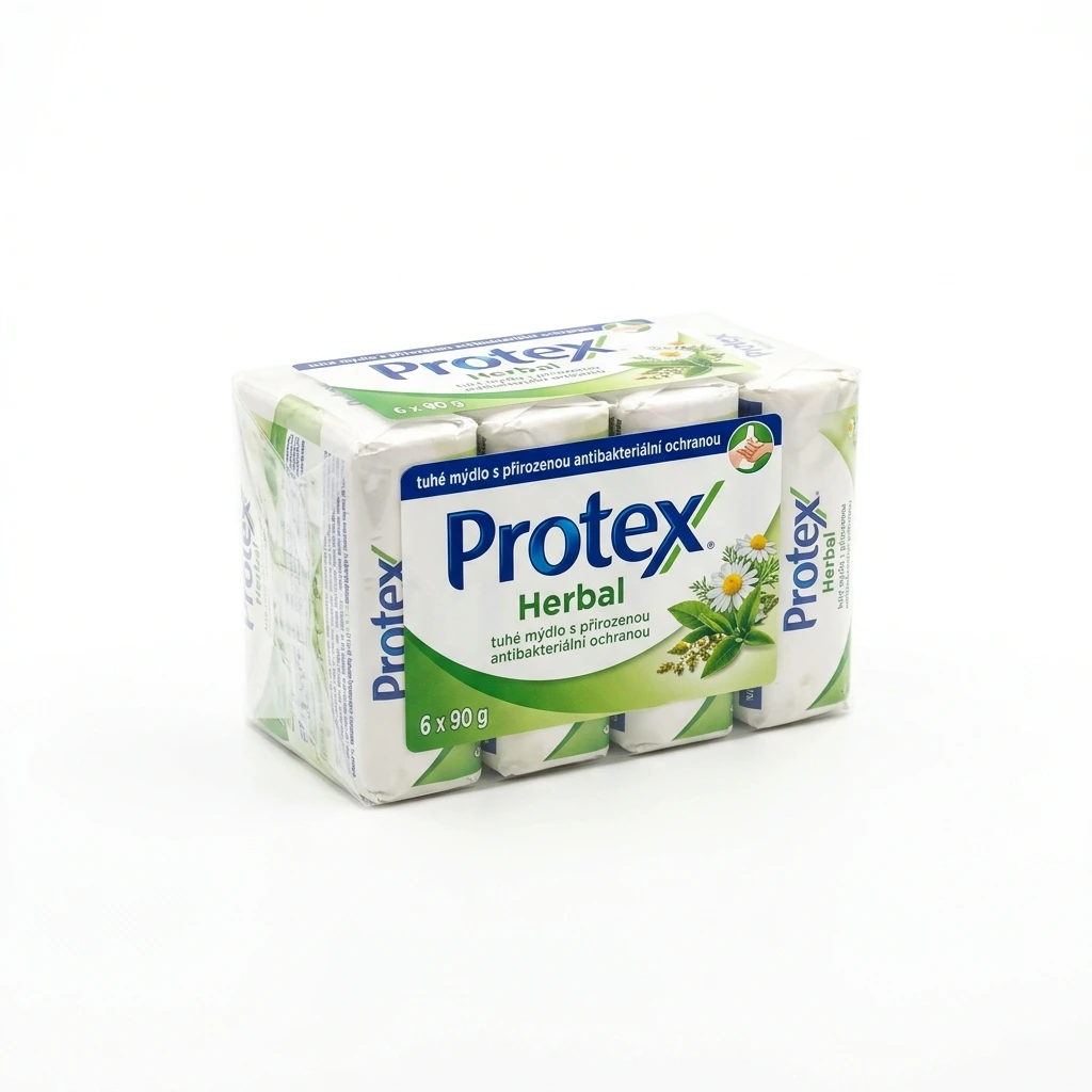Protex Herbal tuhé mýdlo s přirozenou antibakteriální ochranou 6 x 90 g