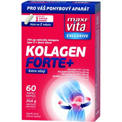 maxi vita Exclusive Kolagen Forte+ 60 kapslí