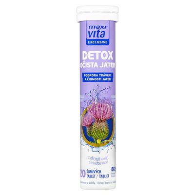 maxi vita Detox šumivé tablety 20 ks