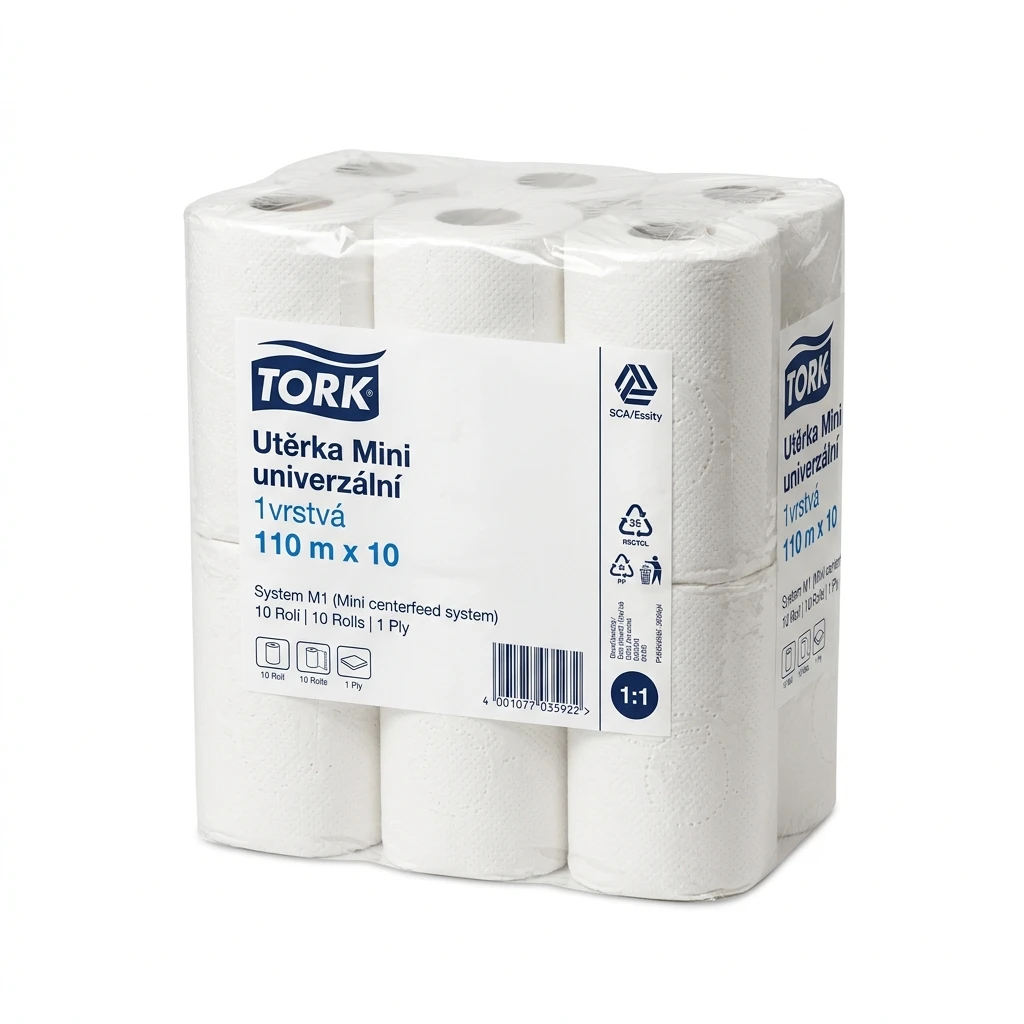 TORK Utěrka Mini univerzální 1vrstvá 110 m 10 ks