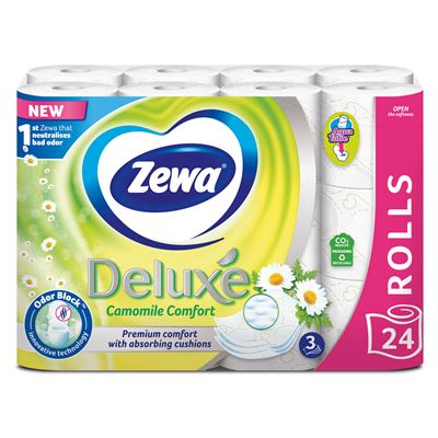 Zewa de luxe Camomile comfort toaletní papír 3vrstvý 19,3 m 24 ks