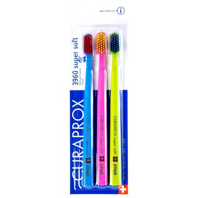 CURAPROX Zubní kartáček 3960 Super Soft 3 ks