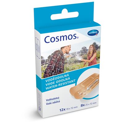 HARTMANN Cosmos Voděodolná náplast 2 velikosti 20 ks