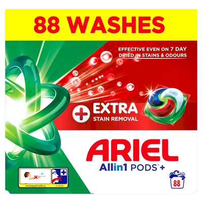 ARIEL Extra Hygiene kapsle na praní 88 ks
