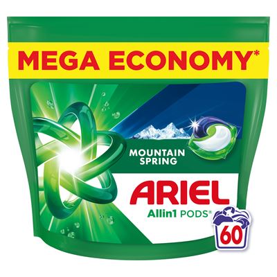 ARIEL Mountain Spring kapsle na praní 60 ks
