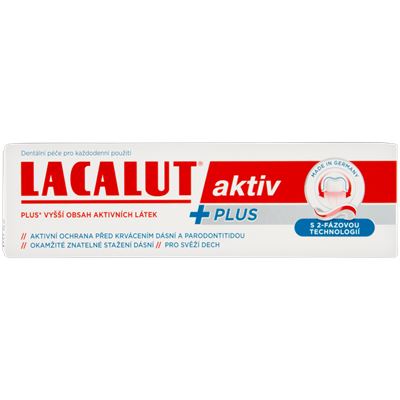LACALUT Aktiv Plus zubní pasta 75 ml