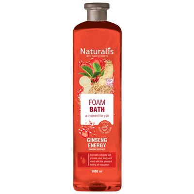 Naturalis Pěnivá koupel Ginseng Energy 1000 ml
