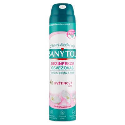 SANYTOL Dezinfekce osvěžovač vzduchu květinová vůně 300 ml