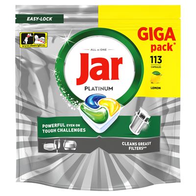 Jar Platinum kapsle do myčky 113 ks