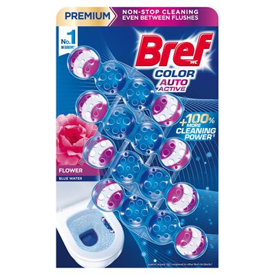 Bref Color Activ Flower/vůně květin WC blok 4 x 50 g