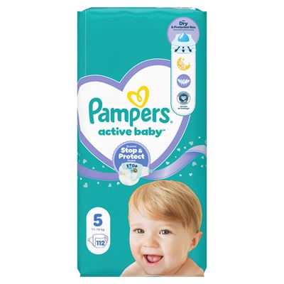 Pampers Active Baby Taped MB S5 112 ks
