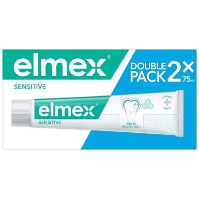 elmex Sensitive Duo zubní pasta 2 x 75 ml
