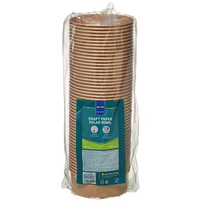 METRO PROFESSIONAL Kraft Miska salátová 1300 ml 50 ks