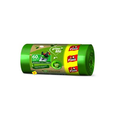 FINO Pytle na odpad Green Life easypack extra silné 60 l 18 ks