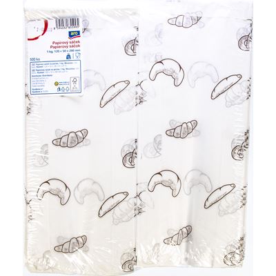 aro Sáčky 1 kg 120 + 50 x 280 mm papírové 500 ks