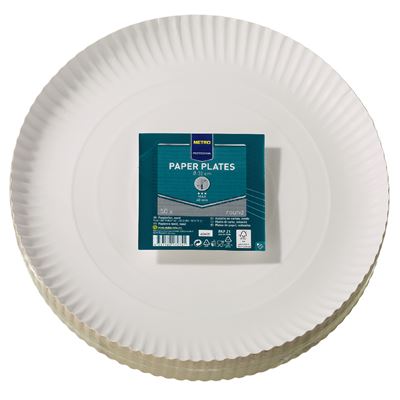 METRO PROFESSIONAL Talíř kulatý papírový 32 cm 50 ks