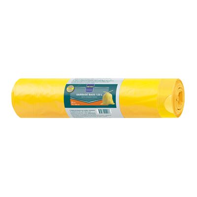 METRO PROFESSIONAL Pytle na odpad 120 l silné žluté 2 x 25 ks