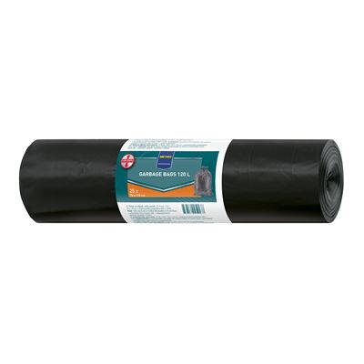 METRO PROFESSIONAL Pytle na odpad 120 l extra silné černé 2 x 25 ks