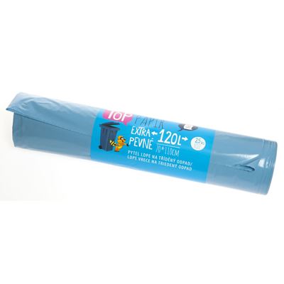 OBRA Pytle na tříděný odpad extra silné 120L modré 25 ks