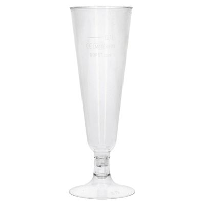 PAP STAR Pohár na sekt 100 ml plast 24 ks