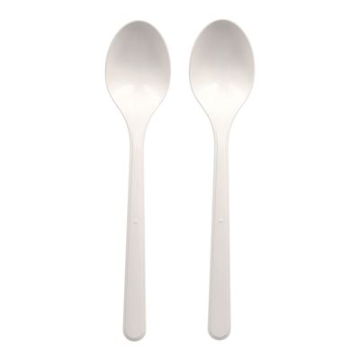 Lžíce BIO-polypropylen 18,5 cm bílá 50 ks