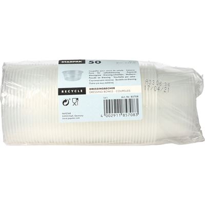 PAP STAR Miska na dresink 80 ml 50 ks