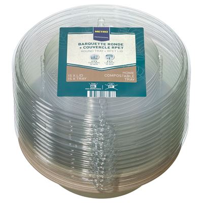 METRO PROFESSIONAL Miska s víčkem kulatá 750 ml 15 ks