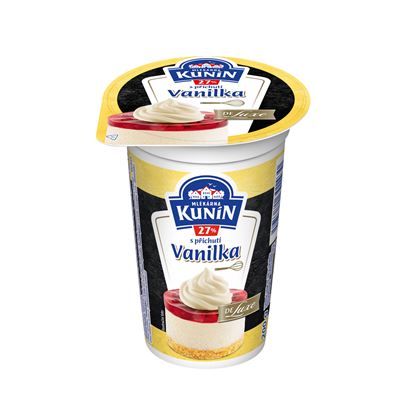 MLÉKÁRNA KUNÍN Šlehačka De Luxe vanilka 27 % 200 g