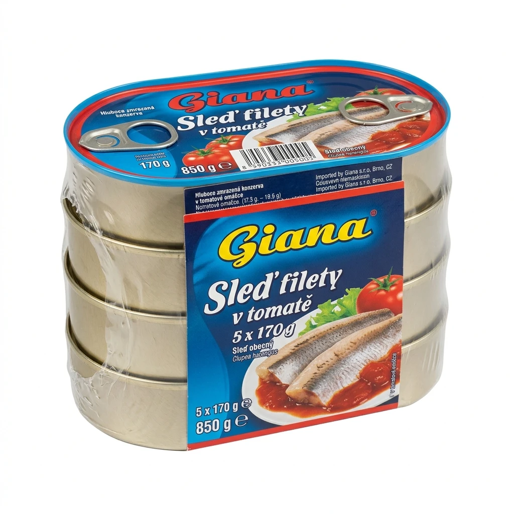 Giana Sleď filety v tomatě 5 x 170 g