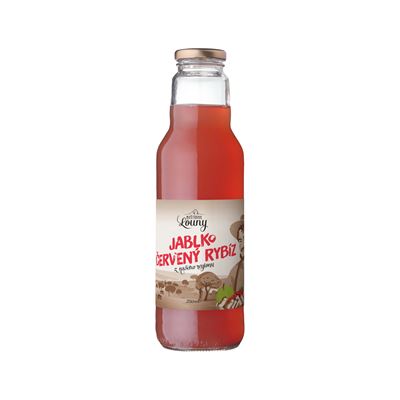 MOŠTÁRNA Louny Mošt jablko červený rybíz 750 ml