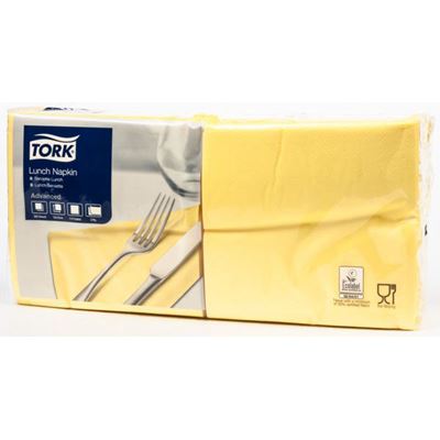 TORK Ubrousky 33 x 33 cm 2vrstvé žluté 200 ks