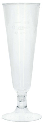 Papstar Pohár na sekt 100ml, plast