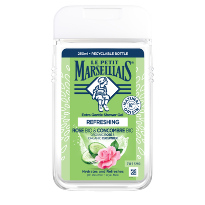 Le Petit Marseillais BIO Sprchový gel Růže & Okurka