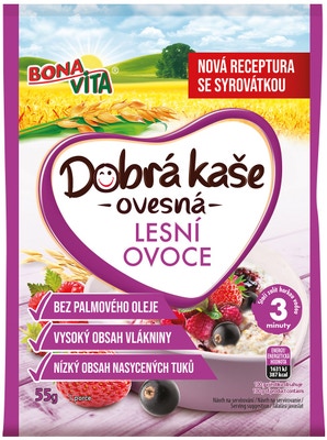 Bonavita Dobrá kaše ovesná lesní ovoce