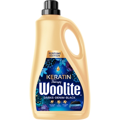 Woolite Keratin Therapy Perfume Edition Tekutý prací přípravek s keratinem na černé a tmavé prádlo (3,6 l)