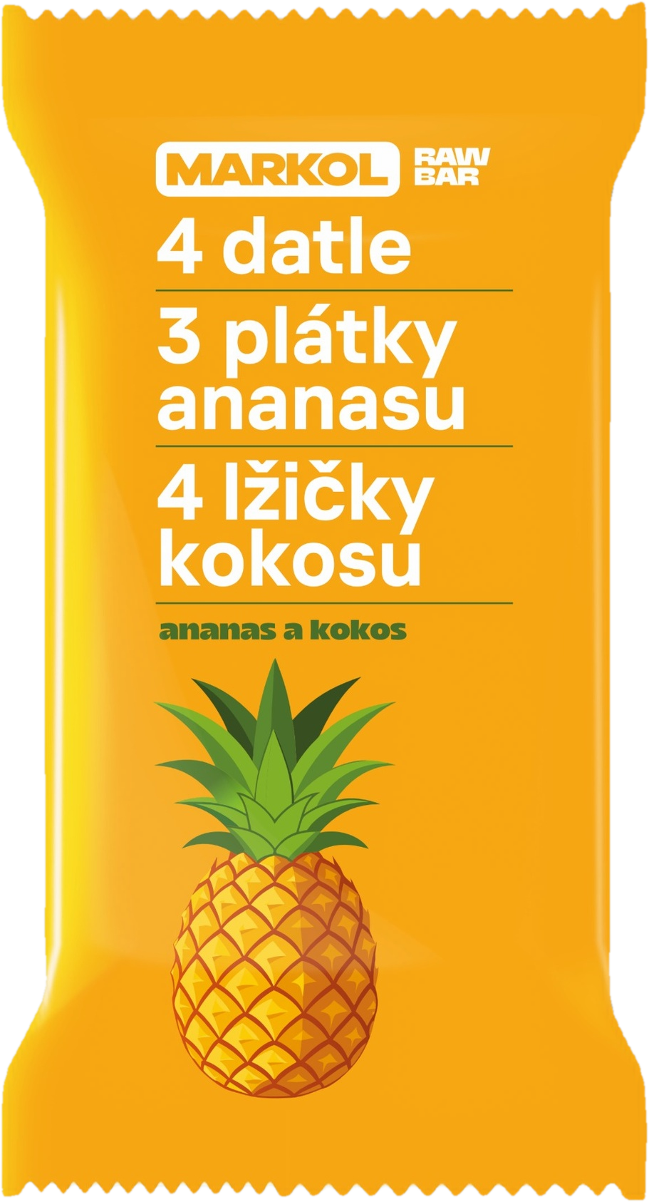 Markol Tyčinka ananasová s kokosem