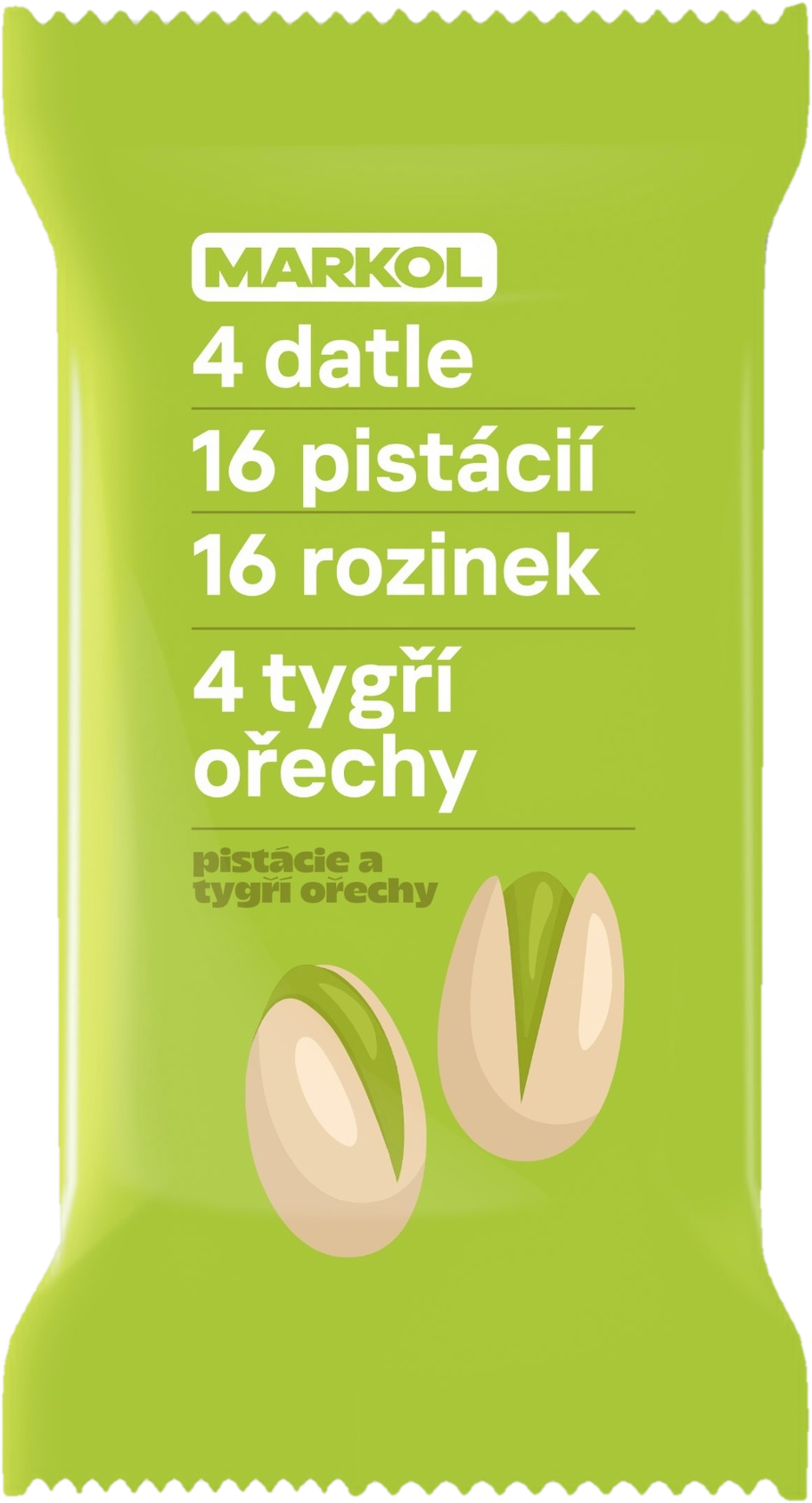 Markol Tyčinka s pistáciemi a tigernuts
