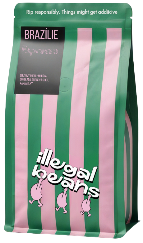 illegal beans Brazílie Diamond espresso zrnková káva