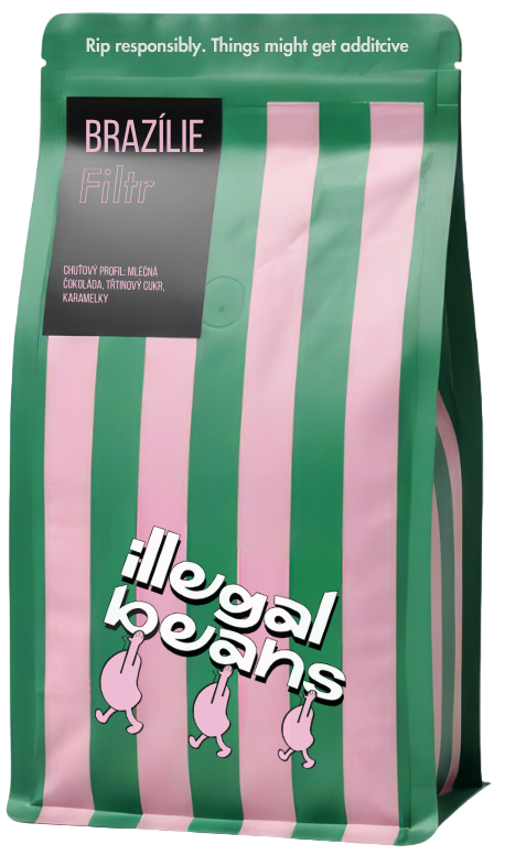 illegal beans Brazílie Diamond filtr zrnková káva