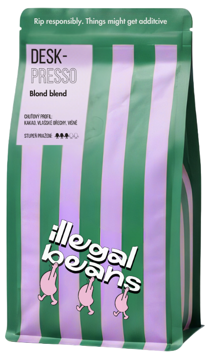 illegal beans Deskpresso Blonde espresso zrnková káva
