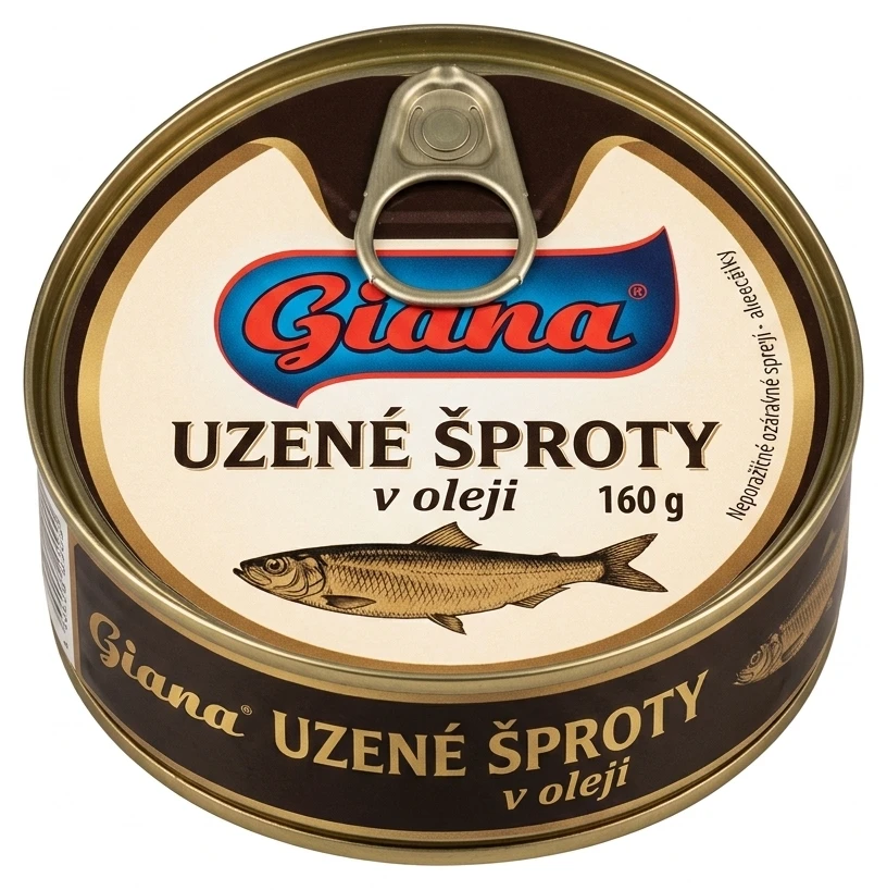 Giana Uzené šproty v oleji