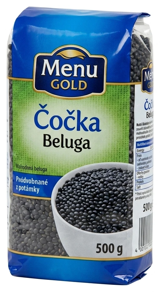 Menu Gold Čočka Beluga