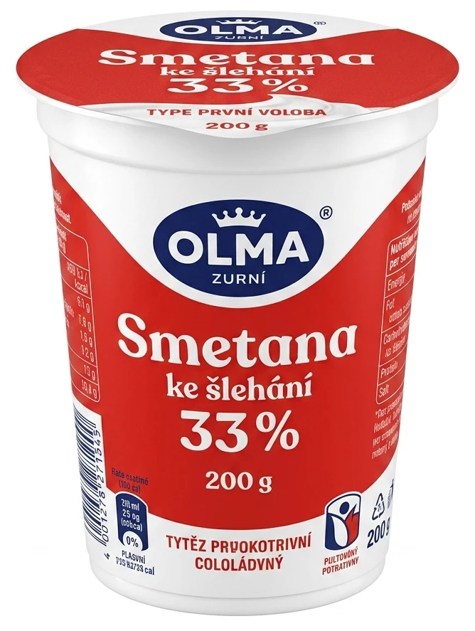 OLMA Smetana ke šlehání 33%