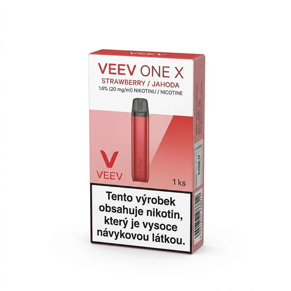 VEEV ONE X Strawberry/jahoda 1,6 % kolek U 1 ks