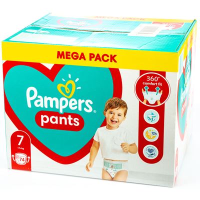 Pampers Pants Plenky velikost 7 (17 kg+) 74 ks Mega Pack