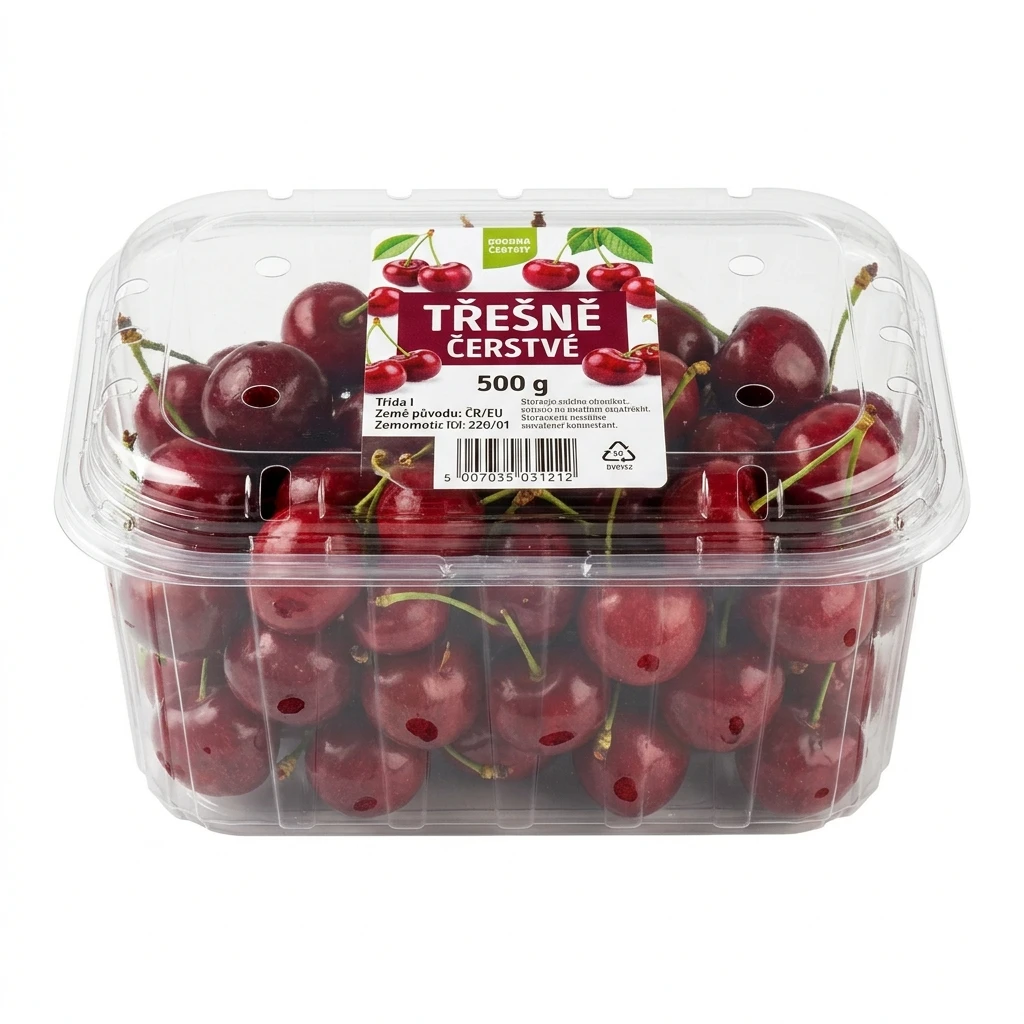Třešně čerstvé 500 g vanička