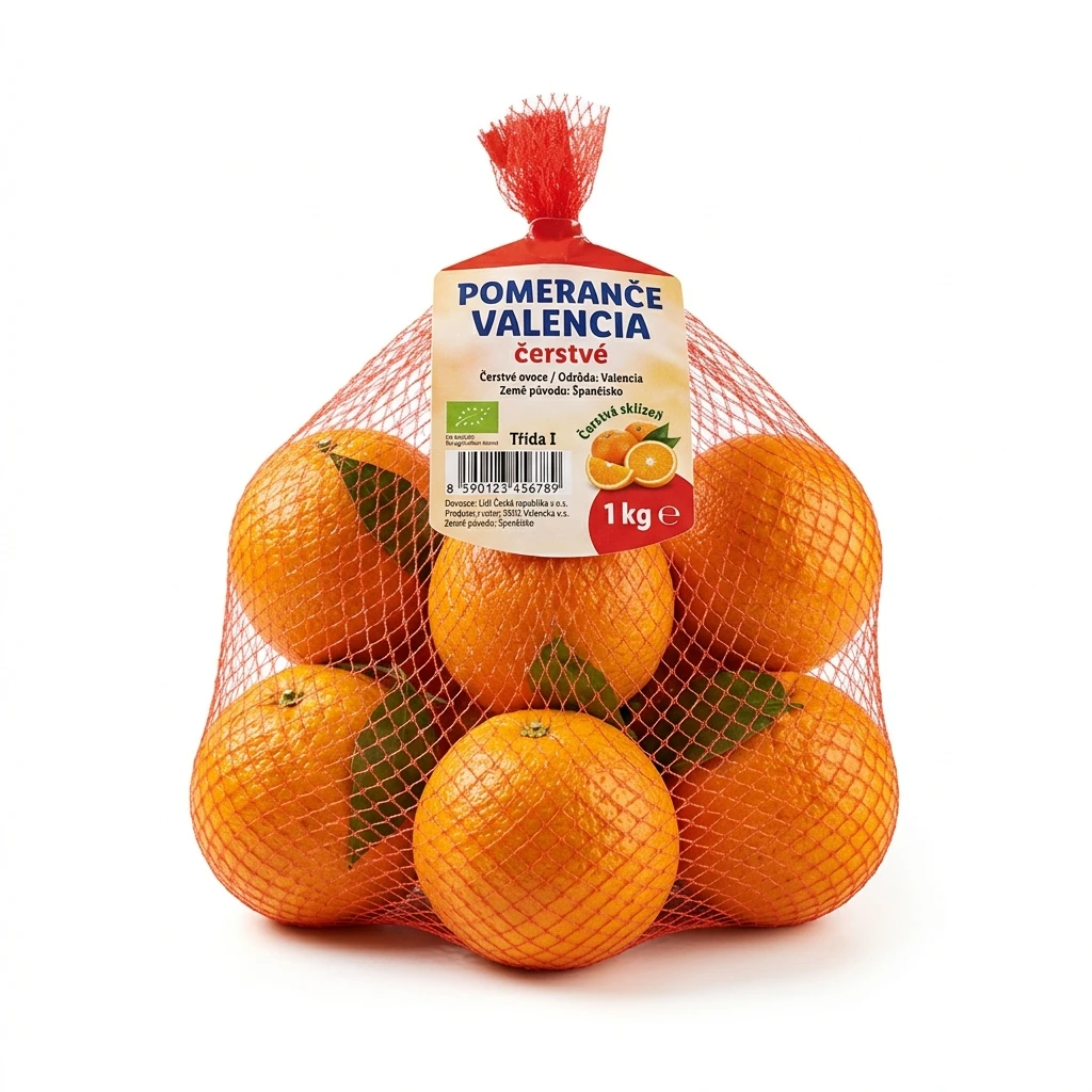 Pomeranče Valencia čerstvé 1 kg
