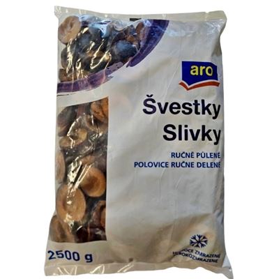 aro Švestky půlené mraž. 2,5 kg