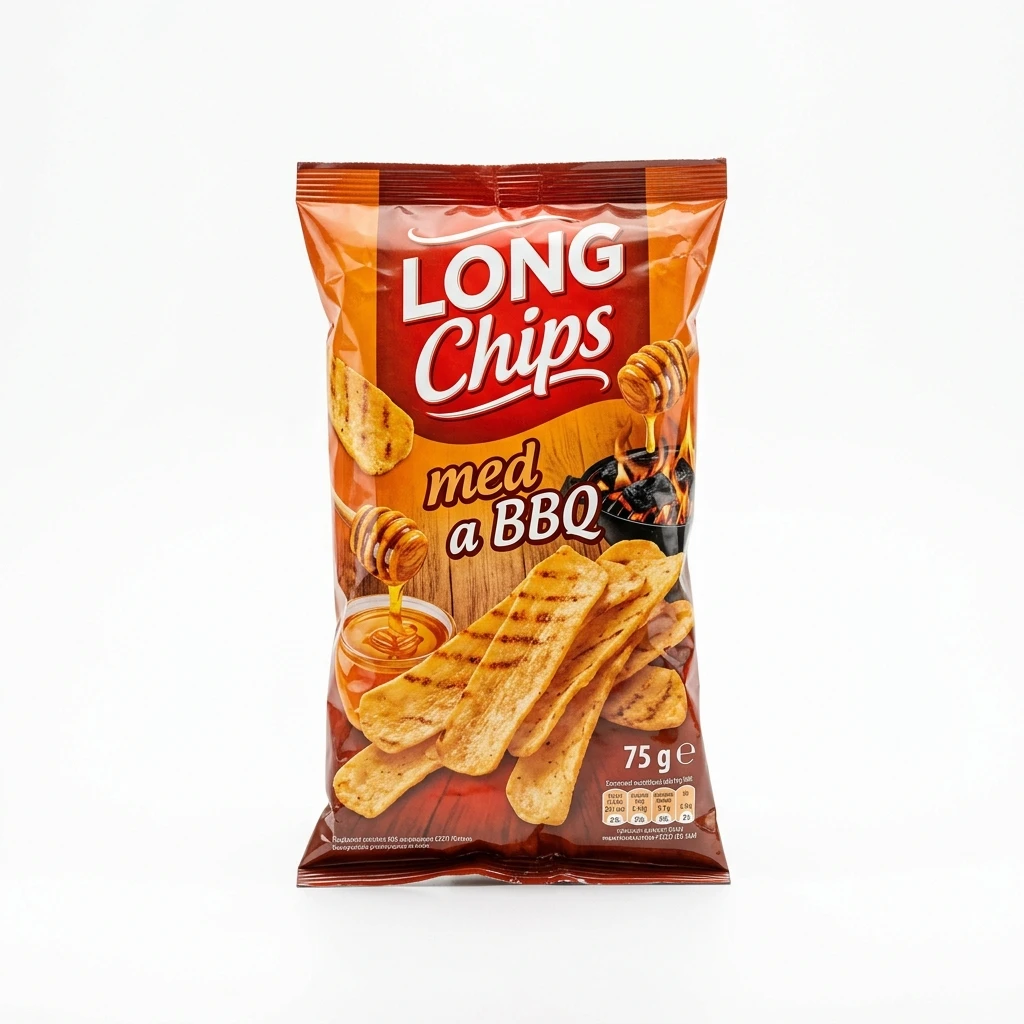 Long Chips med a BBQ 75 g