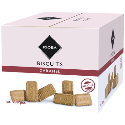 RIOBA Sušenky karamelové 200 x 6 g